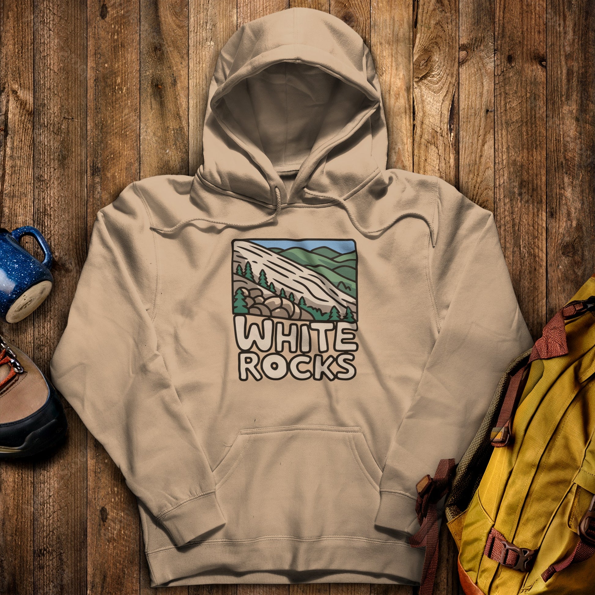 White Rocks National Recreation Area Hoodie Sand Adventure and Outdoors Themed Hoodie