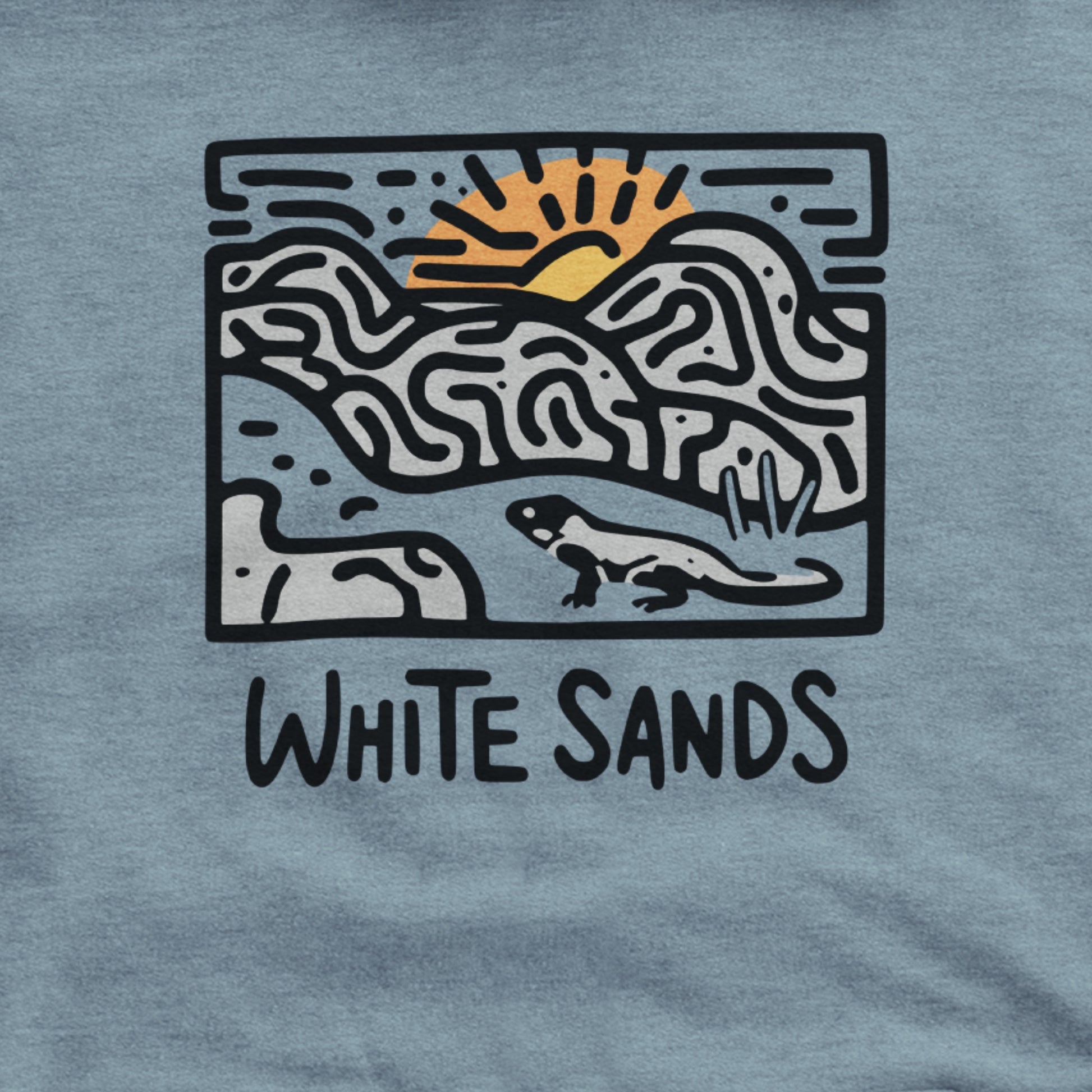 White Sands National Park Hoodie Adventure and Outdoors Themed Hoodie