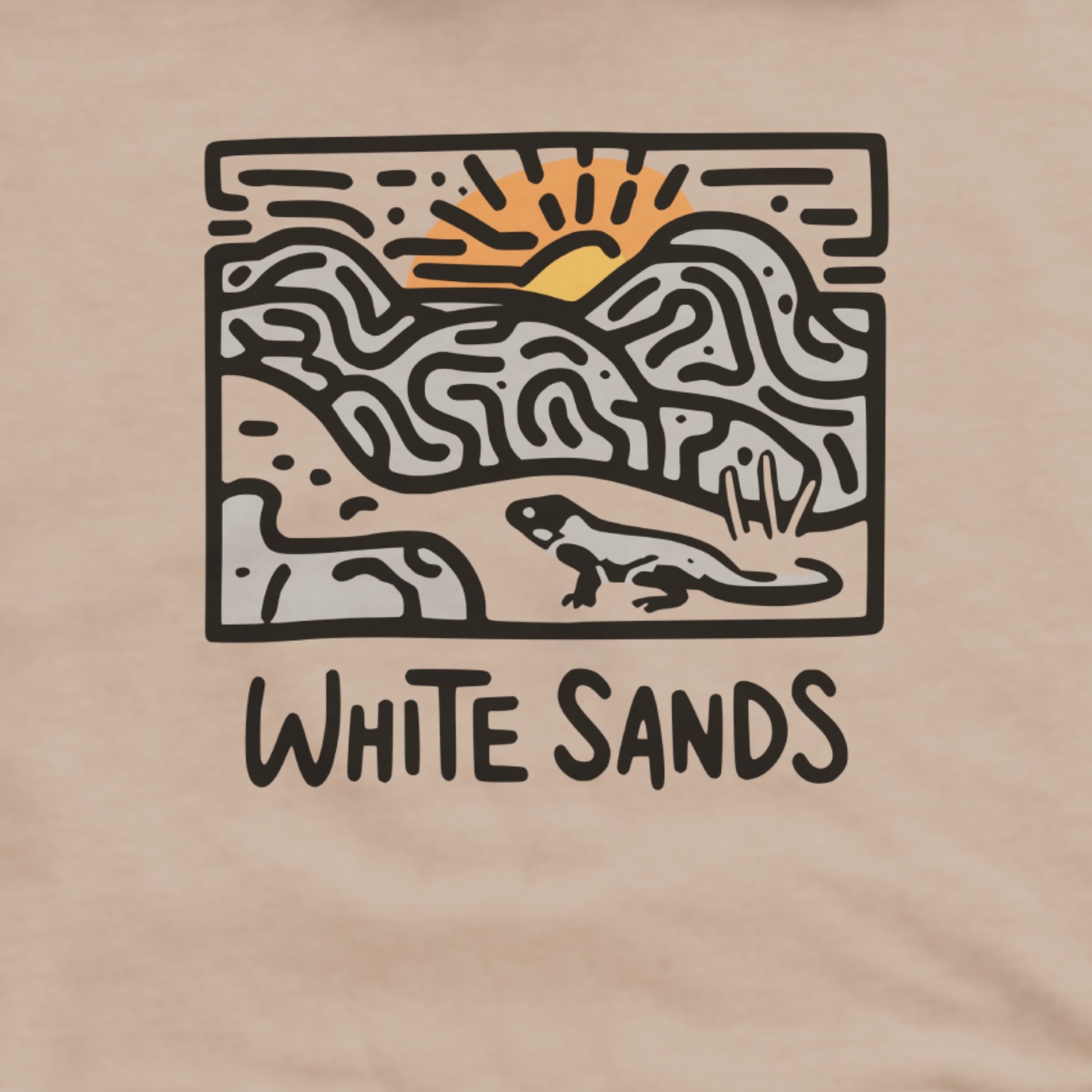 White Sands National Park Hoodie Adventure and Outdoors Themed Hoodie