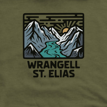 Wrangell St. Elias National Park Hoodie Adventure and Outdoors Themed Hoodie