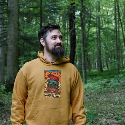 Petrified Forest National Park Logs Hoodie Adventure and Outdoors Themed Hoodie