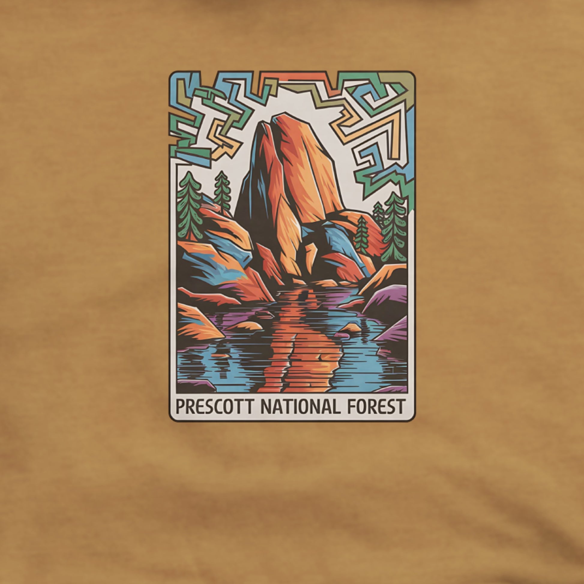 Prescott National Forest Hoodie Adventure and Outdoors Themed Hoodie
