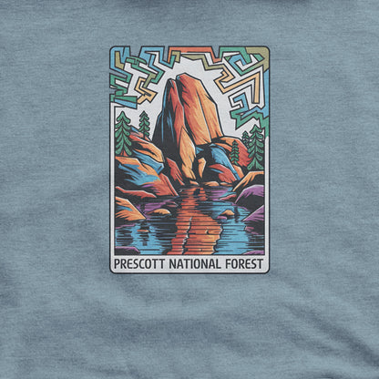 Prescott National Forest Hoodie Adventure and Outdoors Themed Hoodie