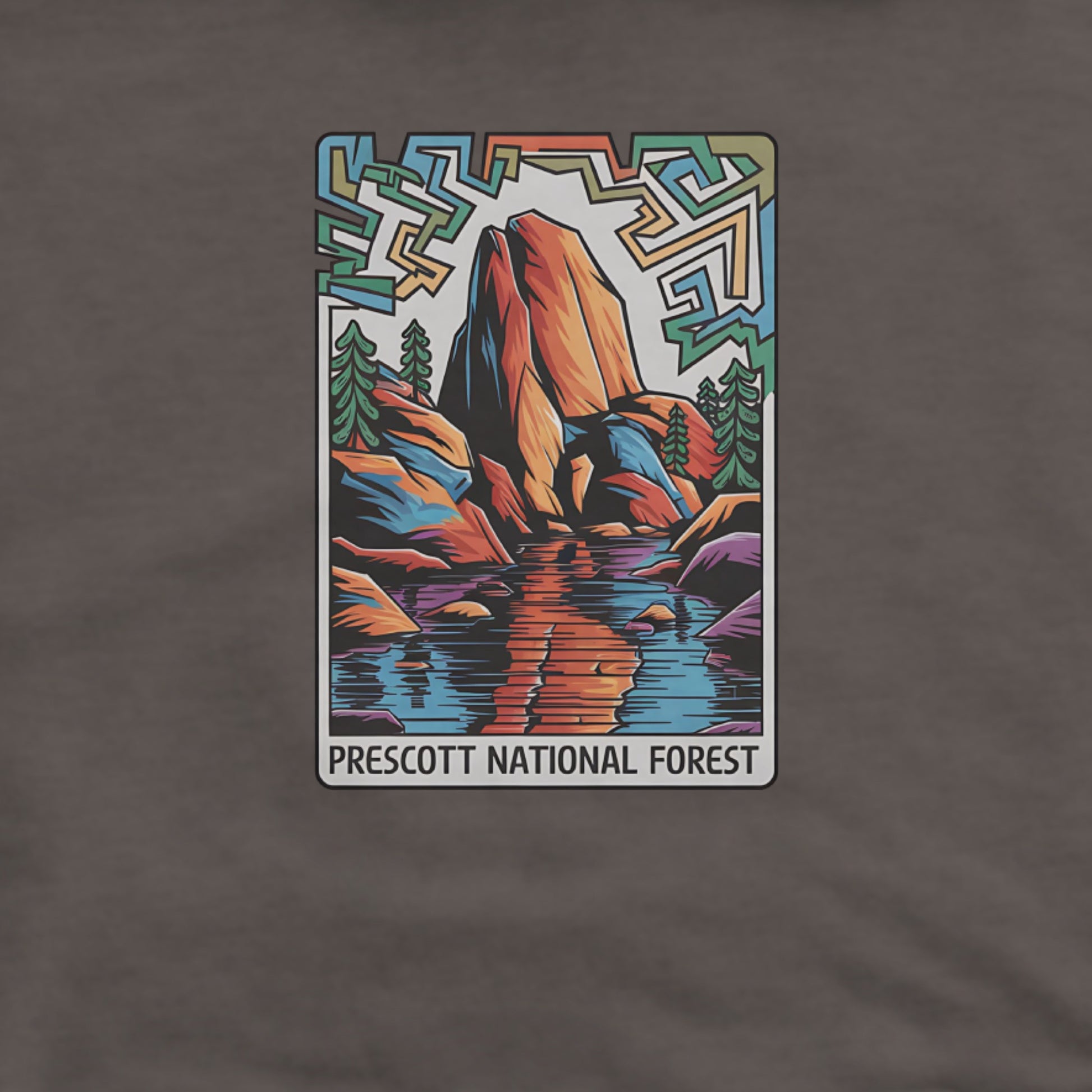 Prescott National Forest Hoodie Adventure and Outdoors Themed Hoodie