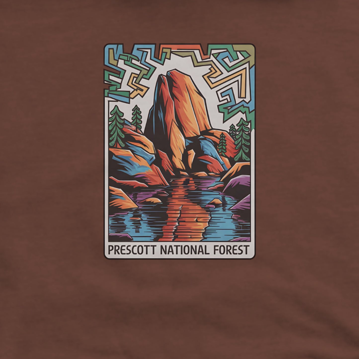 Prescott National Forest Hoodie Adventure and Outdoors Themed Hoodie