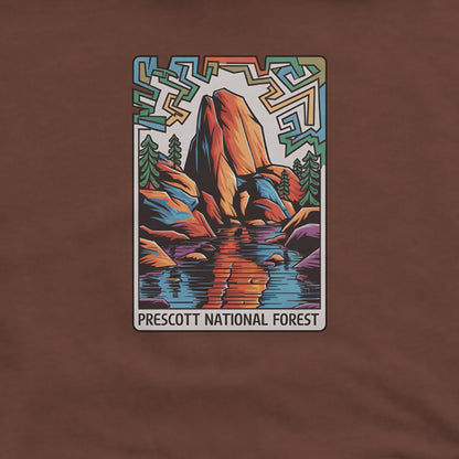 Prescott National Forest Hoodie Adventure and Outdoors Themed Hoodie