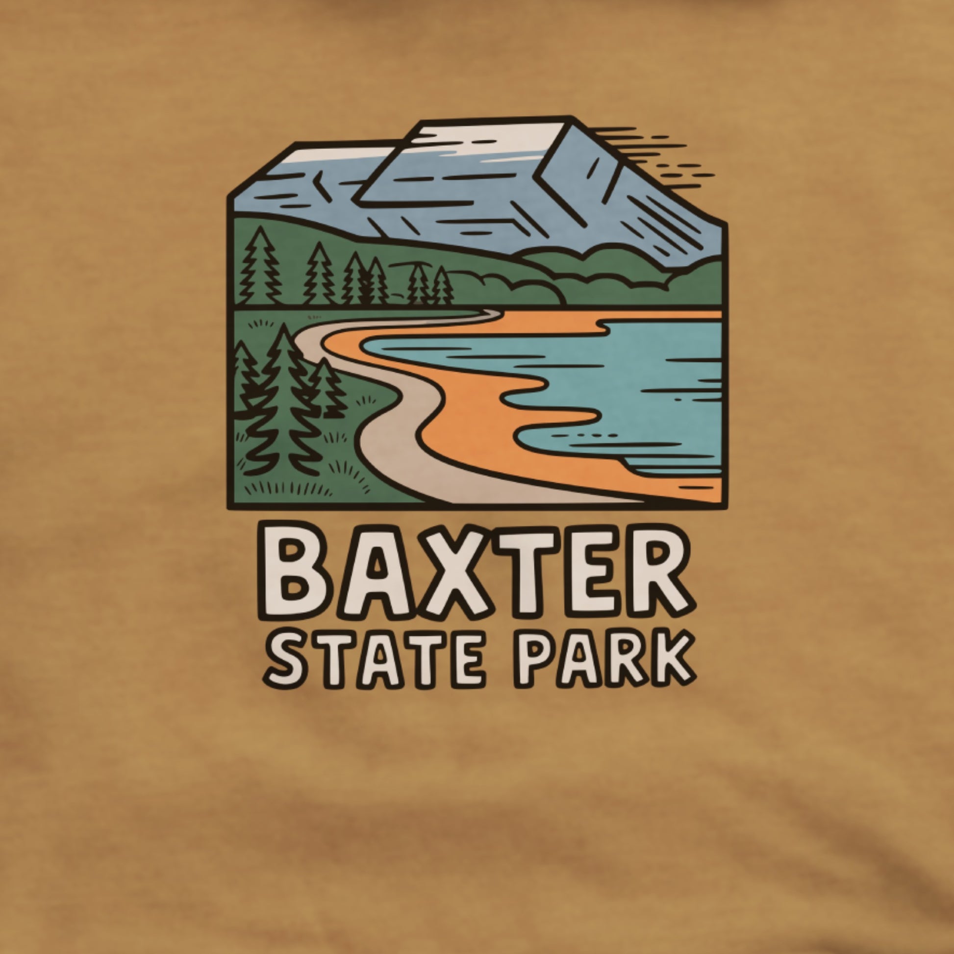 Baxter State Park Hoodie Adventure and Outdoors Themed Hoodie
