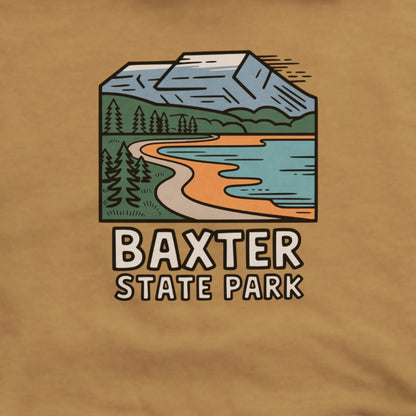 Baxter State Park Hoodie Adventure and Outdoors Themed Hoodie