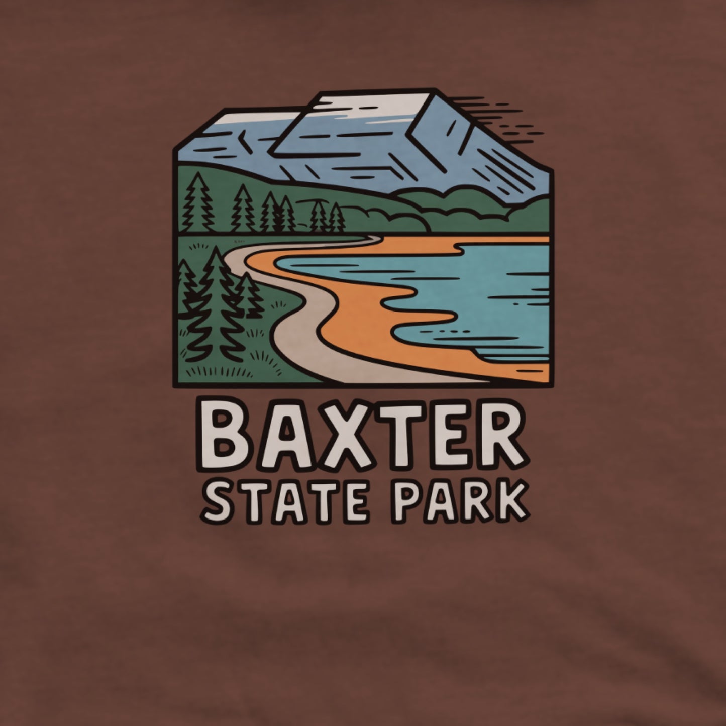 Baxter State Park Hoodie Adventure and Outdoors Themed Hoodie