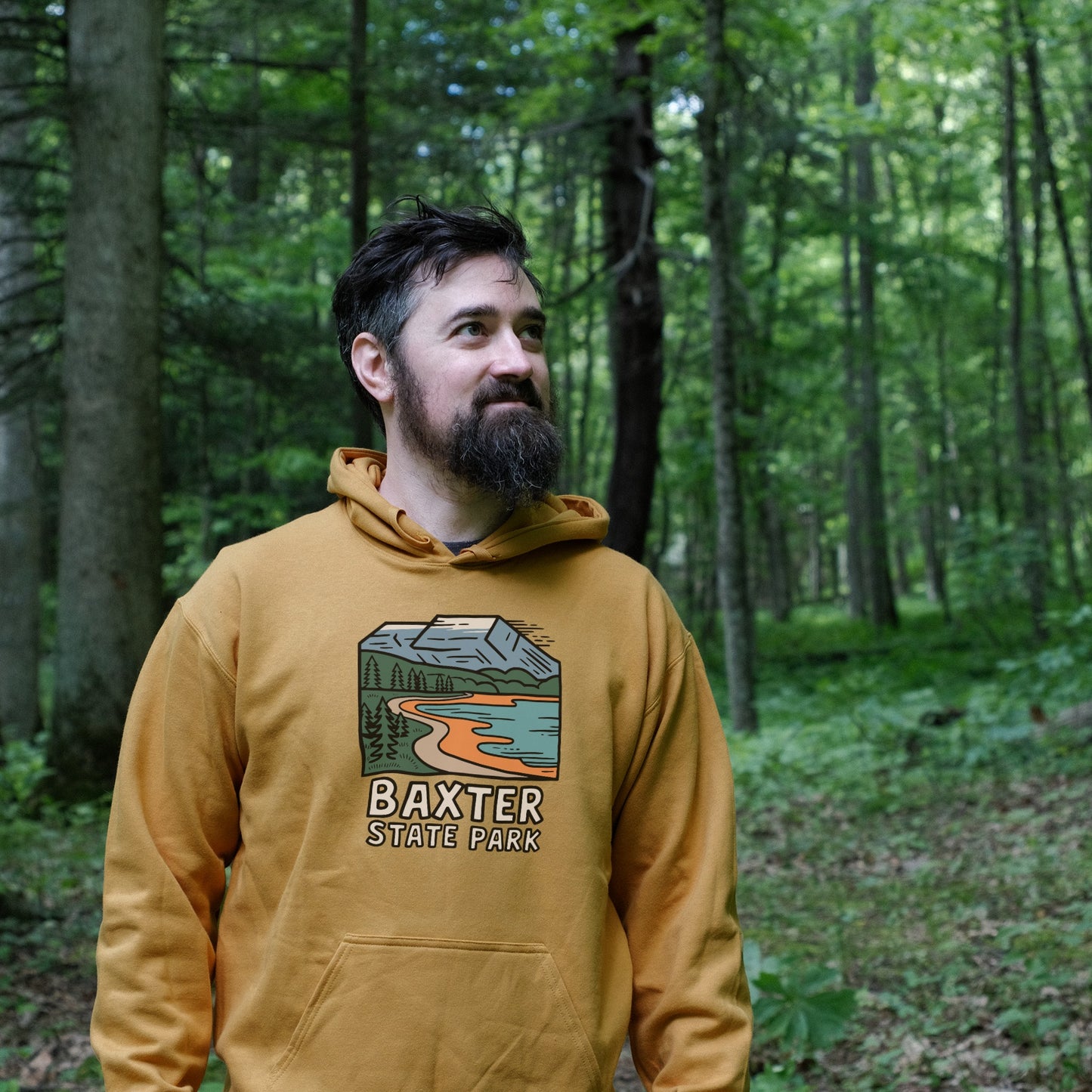 Baxter State Park Hoodie Adventure and Outdoors Themed Hoodie