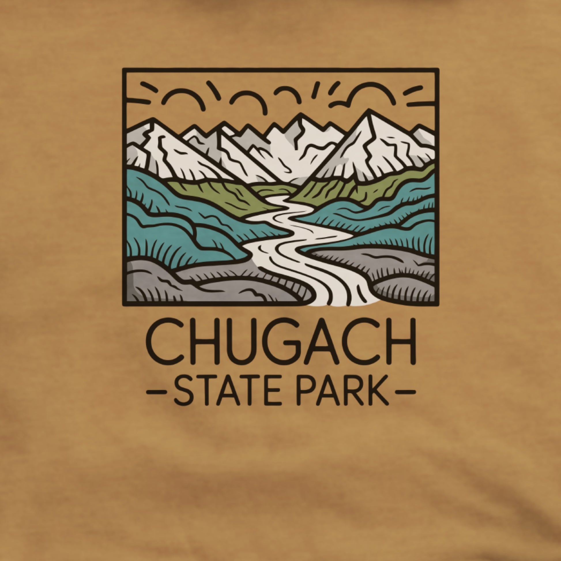 Chugach State Park Hoodie Adventure and Outdoors Themed Hoodie