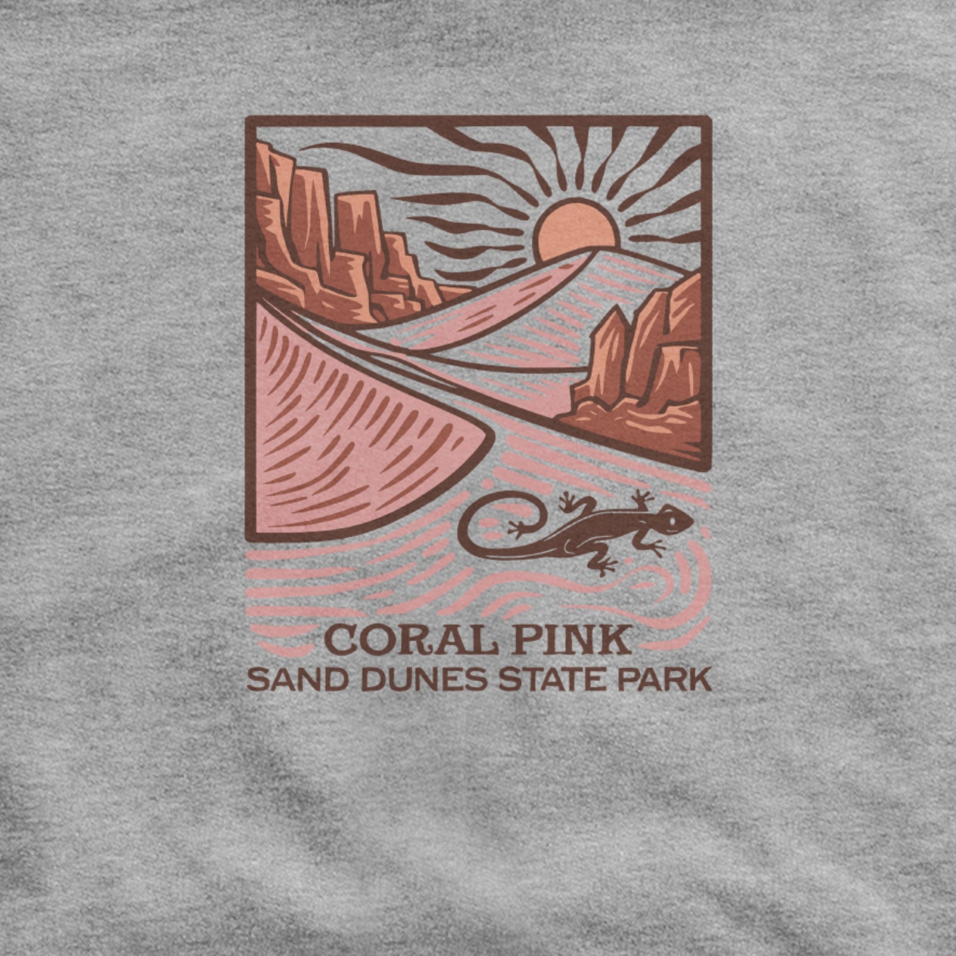 Coral Pink Sand Dunes State Park Hoodie Adventure and Outdoors Themed Hoodie