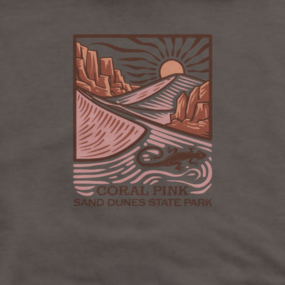 Coral Pink Sand Dunes State Park Hoodie Adventure and Outdoors Themed Hoodie