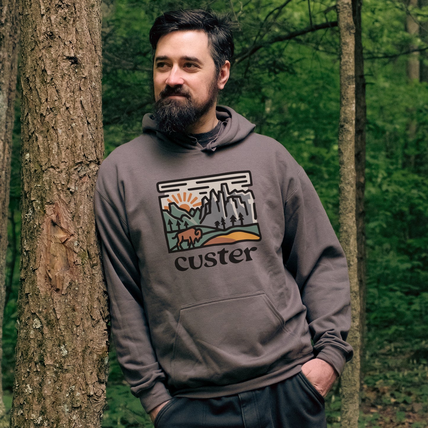 Custer State Park Hoodie Adventure and Outdoors Themed Hoodie