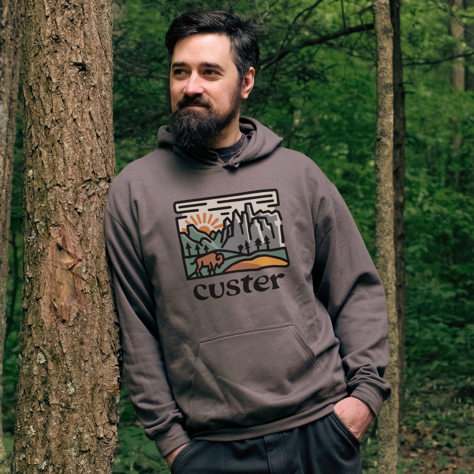 Custer State Park Hoodie Adventure and Outdoors Themed Hoodie