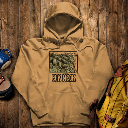 Elk Neck State Forest Hoodie Mustard Adventure and Outdoors Themed Hoodie