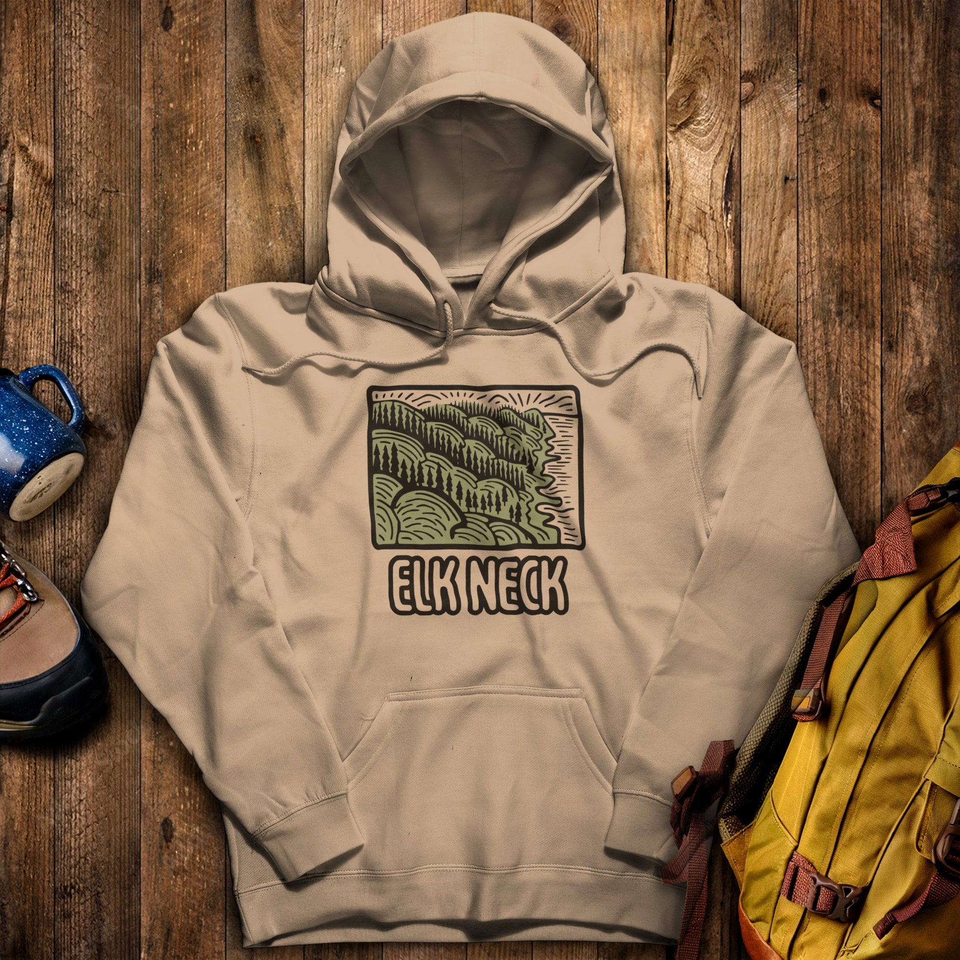 Elk Neck State Forest Hoodie Sand Adventure and Outdoors Themed Hoodie