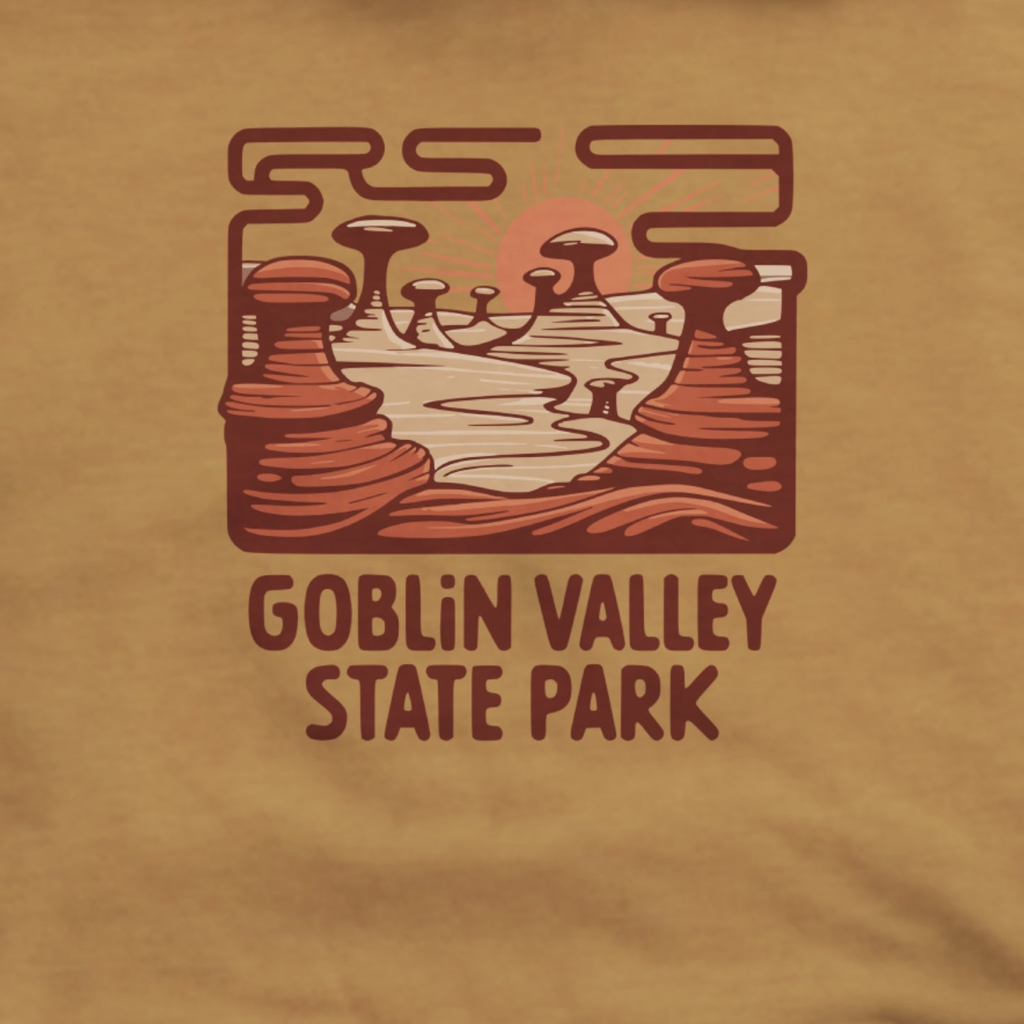 Goblin Valley State Park Hoodie Adventure and Outdoors Themed Hoodie
