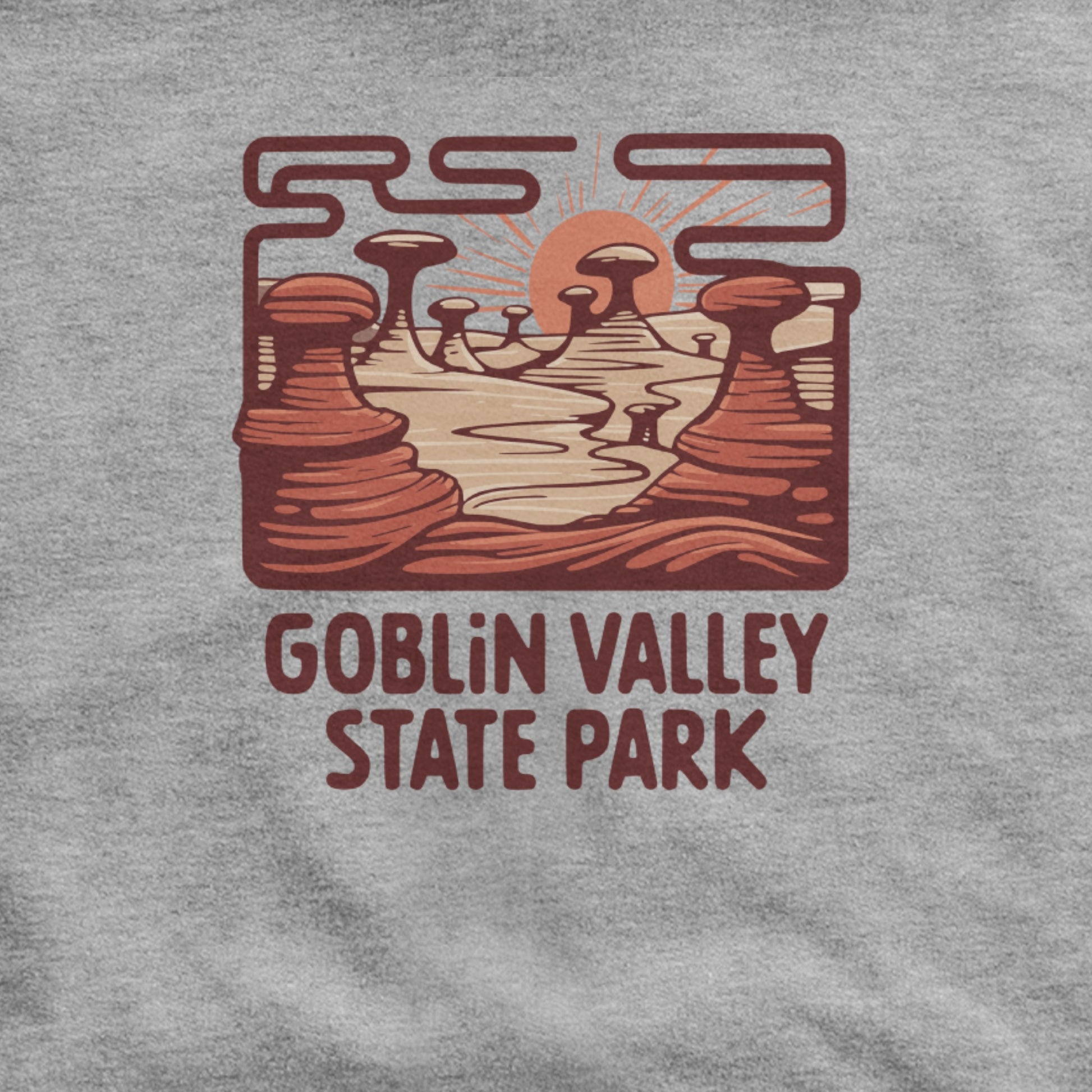 Goblin Valley State Park Hoodie Adventure and Outdoors Themed Hoodie