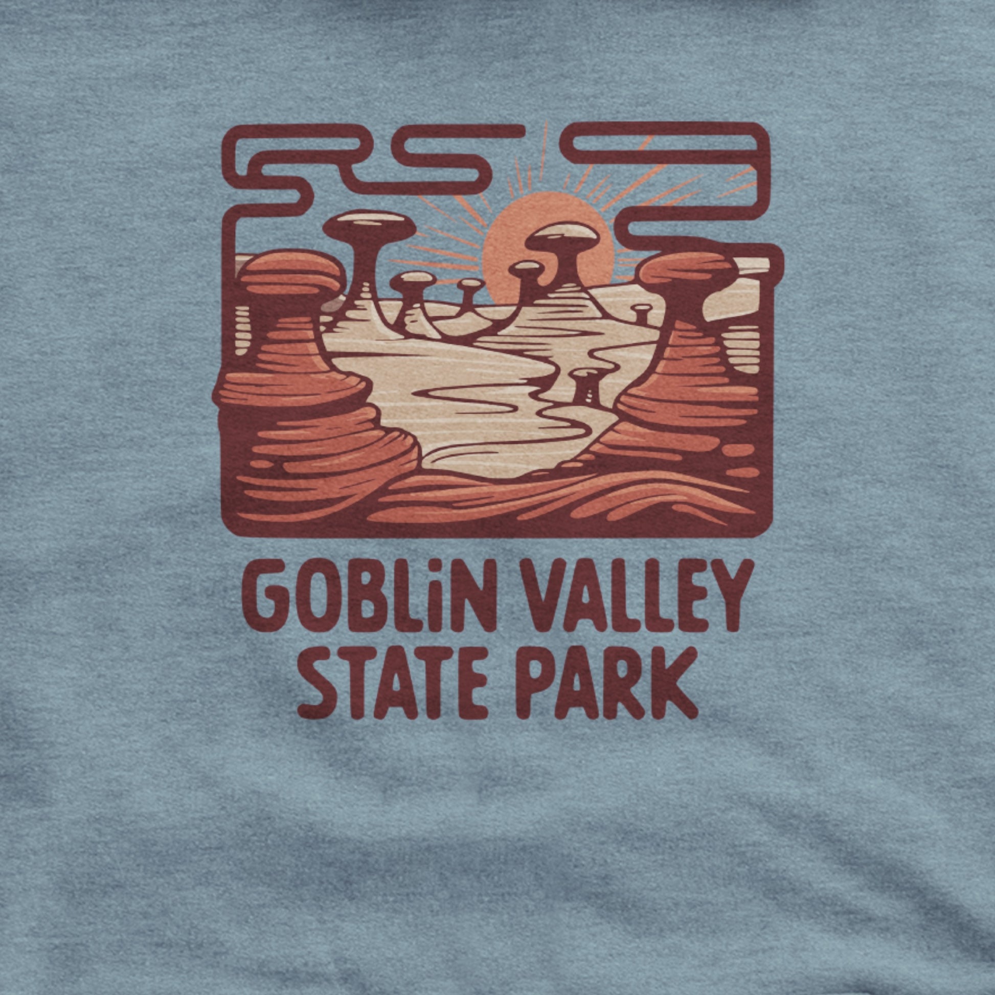 Goblin Valley State Park Hoodie Adventure and Outdoors Themed Hoodie
