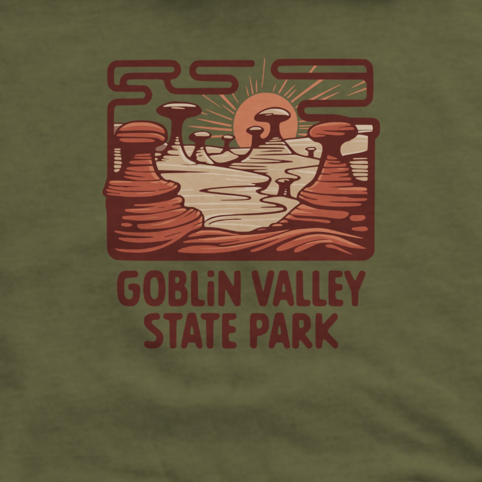 Goblin Valley State Park Hoodie Adventure and Outdoors Themed Hoodie