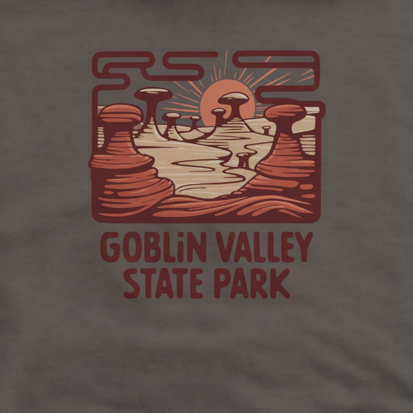 Goblin Valley State Park Hoodie Adventure and Outdoors Themed Hoodie