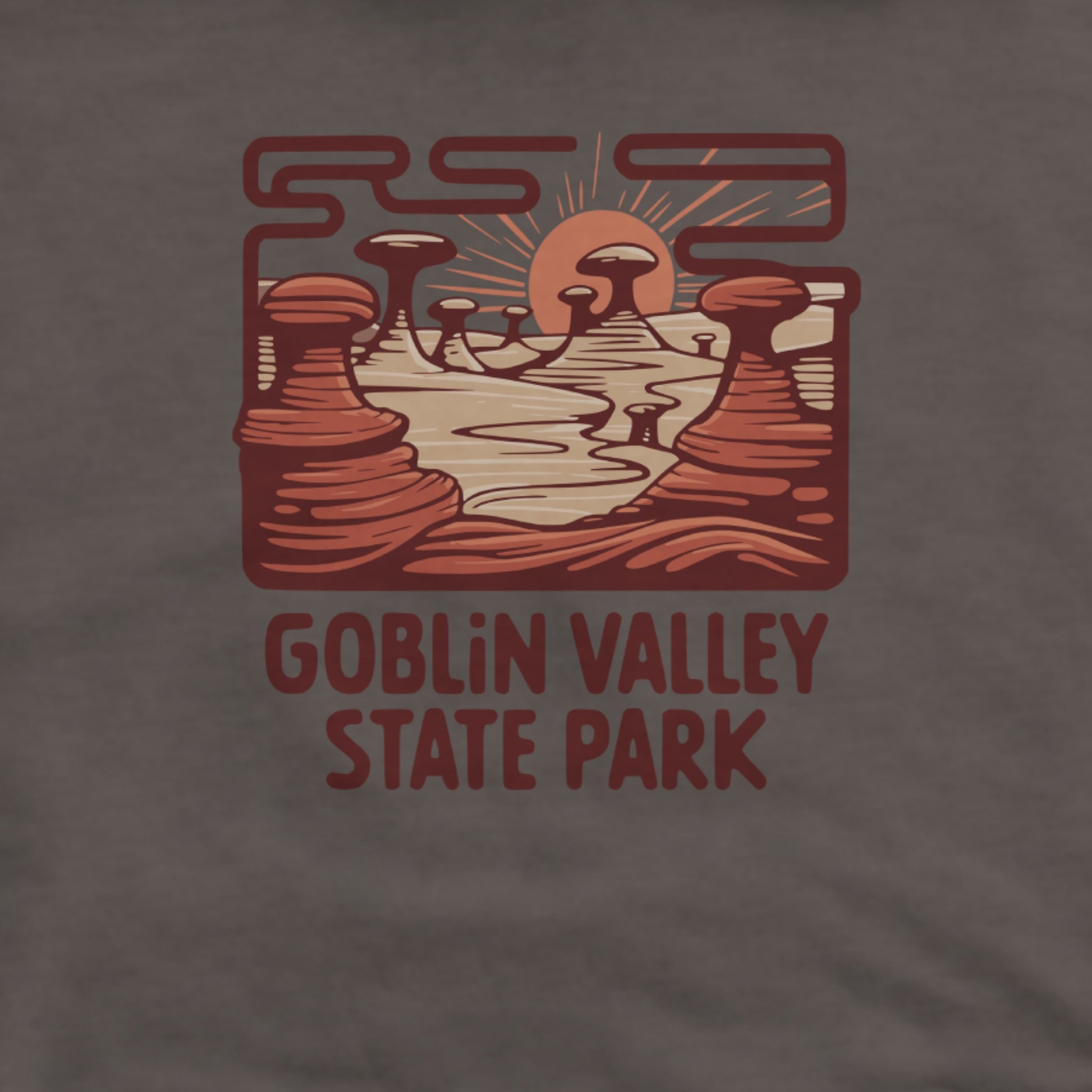 Goblin Valley State Park Hoodie Adventure and Outdoors Themed Hoodie
