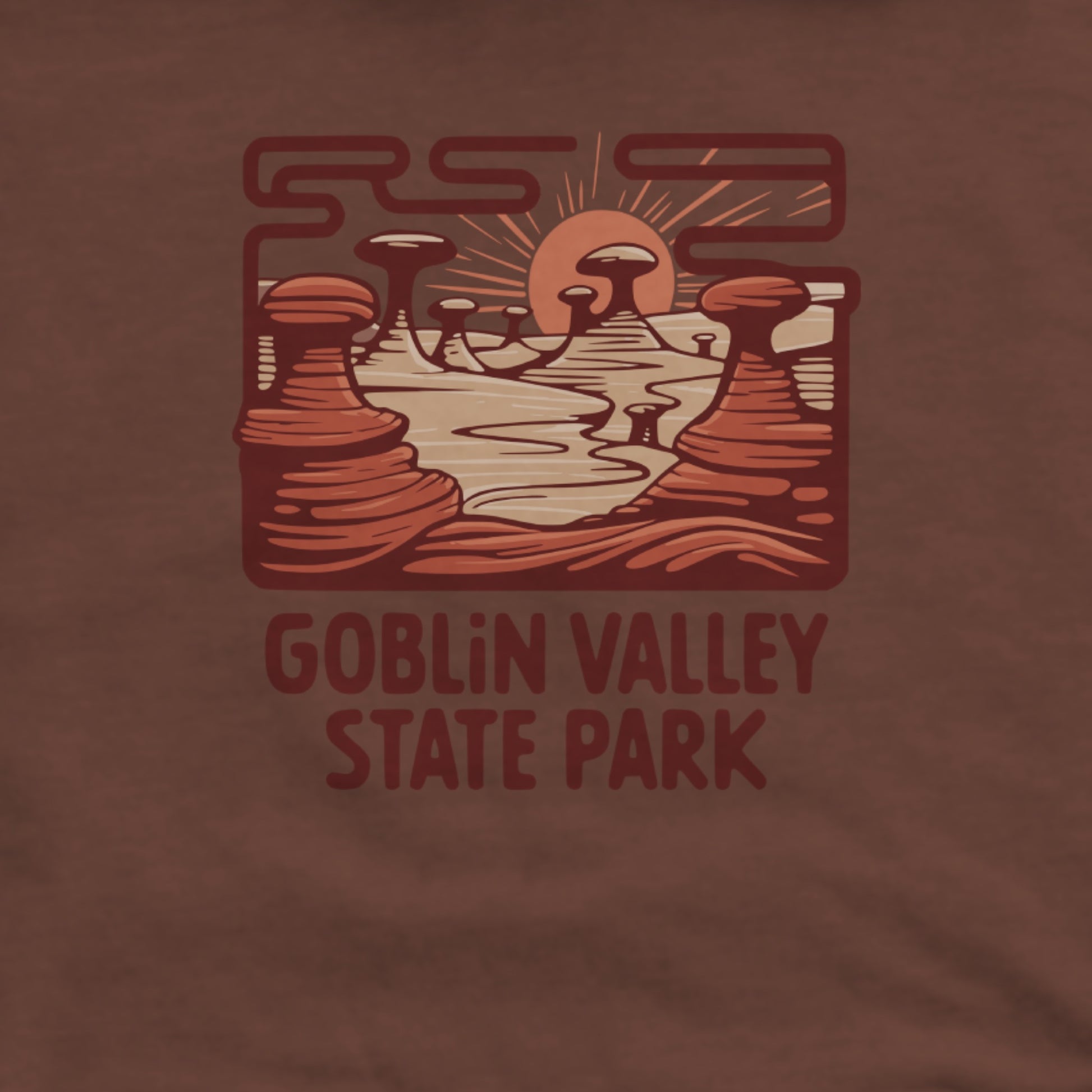Goblin Valley State Park Hoodie Adventure and Outdoors Themed Hoodie