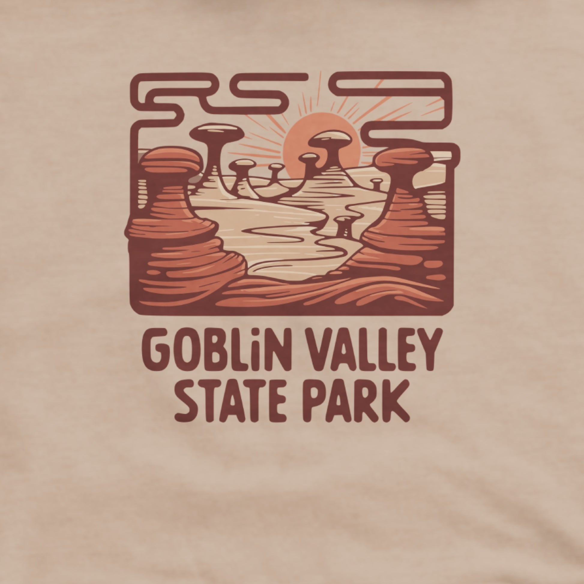 Goblin Valley State Park Hoodie Adventure and Outdoors Themed Hoodie
