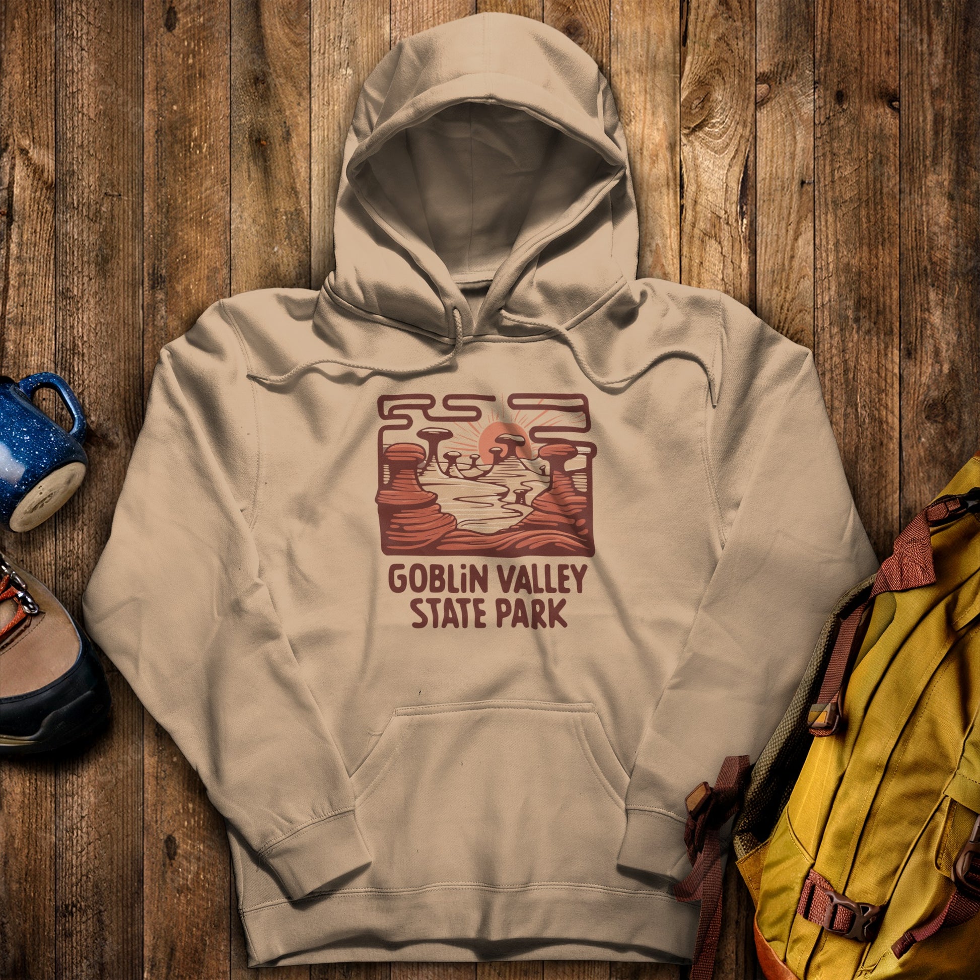 Goblin Valley State Park Hoodie Sand Adventure and Outdoors Themed Hoodie