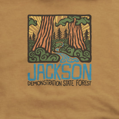 Jackson Demonstration State Forest Hoodie Adventure and Outdoors Themed Hoodie