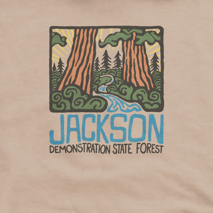 Jackson Demonstration State Forest Hoodie Adventure and Outdoors Themed Hoodie