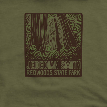 Jedediah Smith Redwoods State Park Hoodie Adventure and Outdoors Themed Hoodie