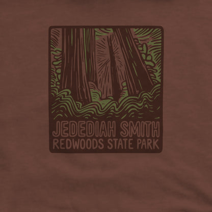 Jedediah Smith Redwoods State Park Hoodie Adventure and Outdoors Themed Hoodie