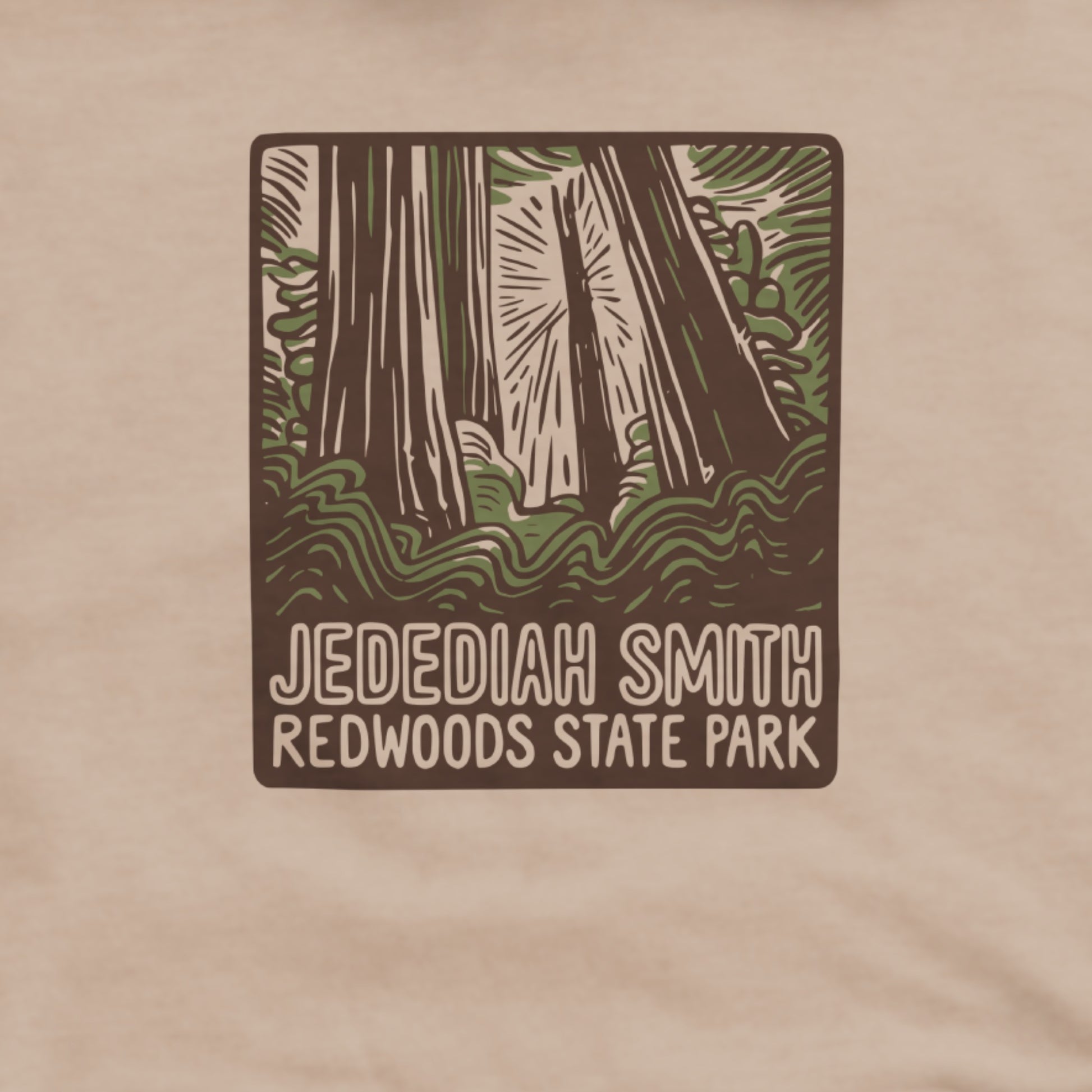 Jedediah Smith Redwoods State Park Hoodie Adventure and Outdoors Themed Hoodie