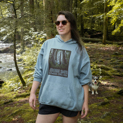 Jedediah Smith Redwoods State Park Hoodie Adventure and Outdoors Themed Hoodie