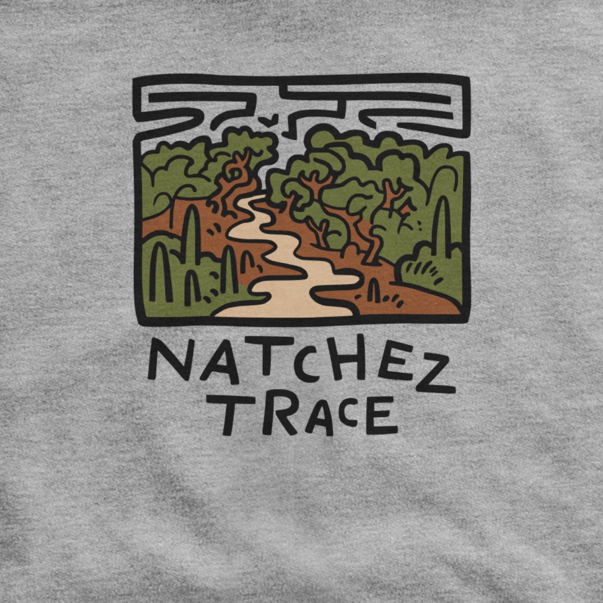 Natchez Trace Hoodie Adventure and Outdoors Themed Hoodie