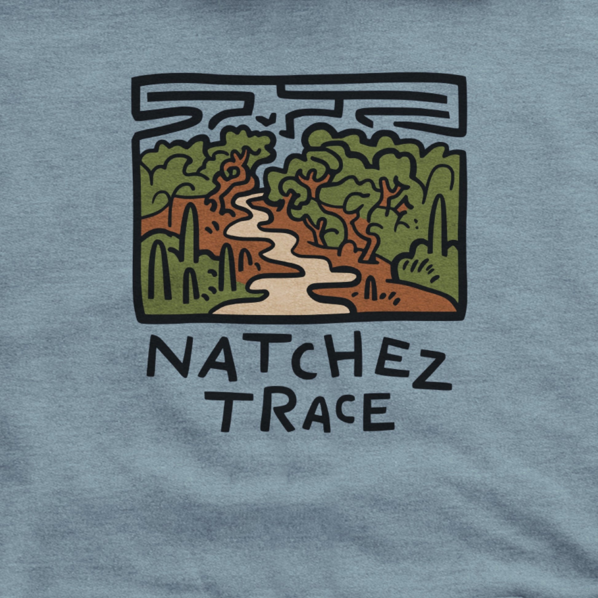 Natchez Trace Hoodie Adventure and Outdoors Themed Hoodie
