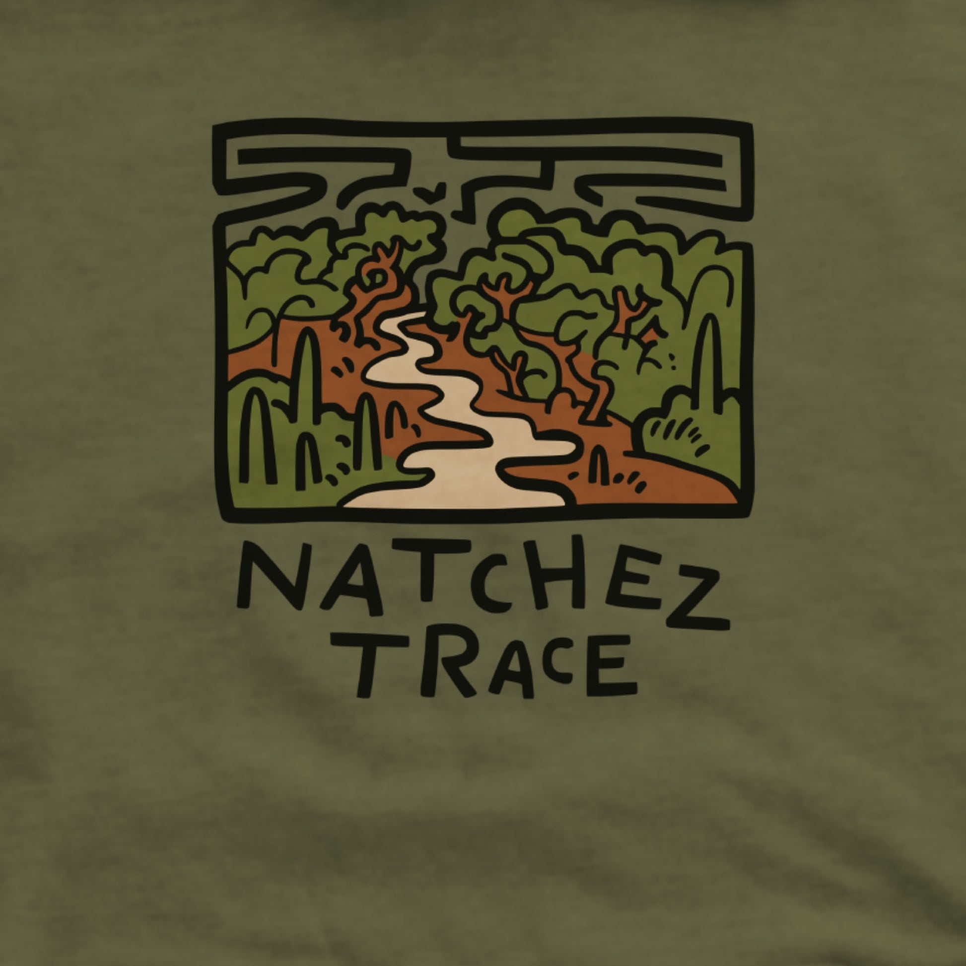 Natchez Trace Hoodie Adventure and Outdoors Themed Hoodie