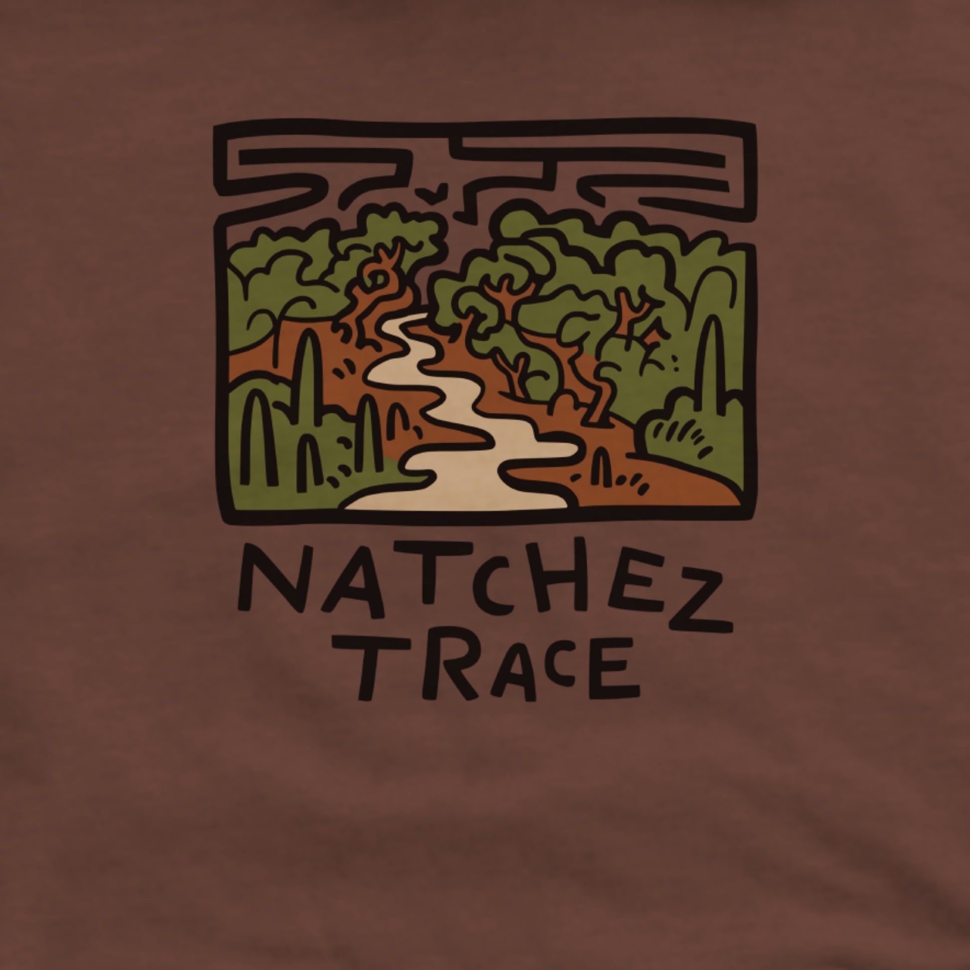 Natchez Trace Hoodie Adventure and Outdoors Themed Hoodie