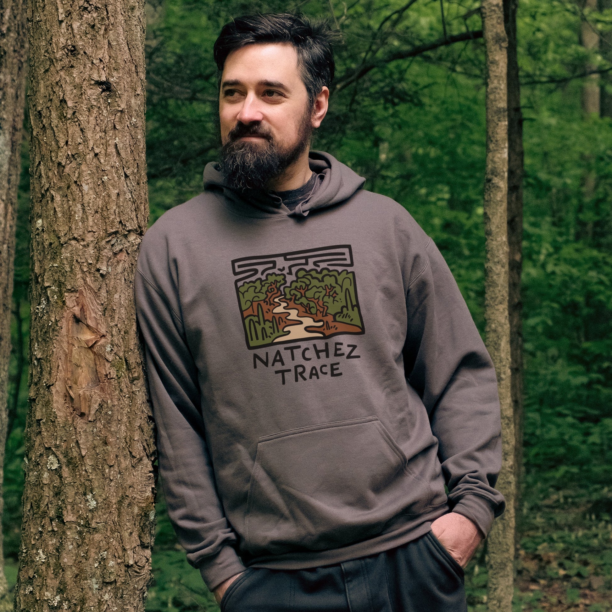 Natchez Trace Hoodie Adventure and Outdoors Themed Hoodie