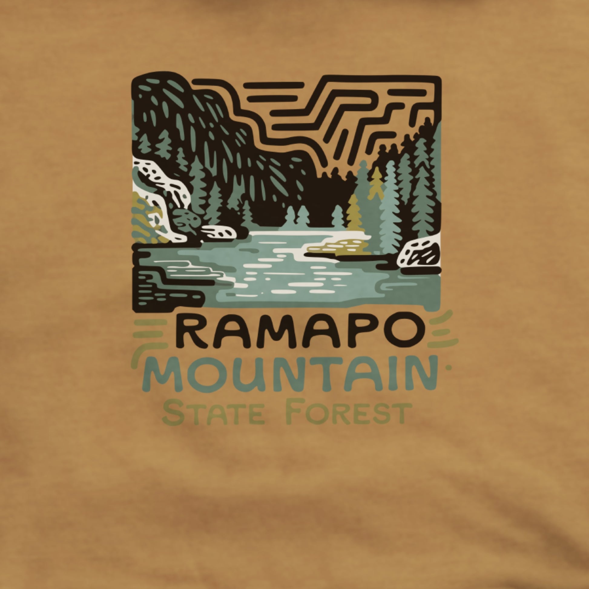 Ramapo Mountain State Forest Hoodie Adventure and Outdoors Themed Hoodie
