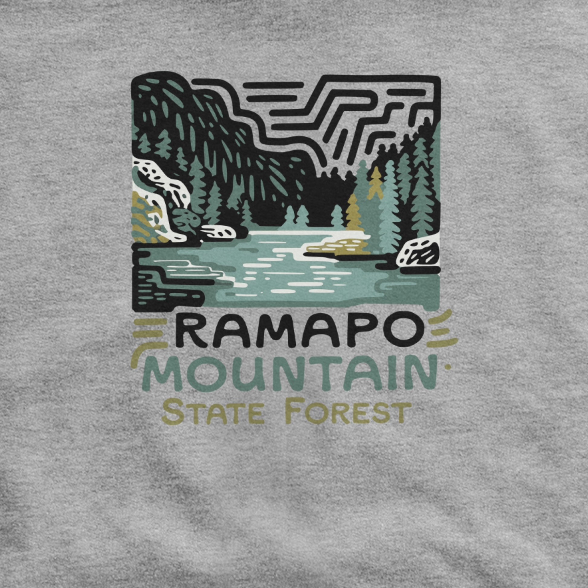 Ramapo Mountain State Forest Hoodie Adventure and Outdoors Themed Hoodie