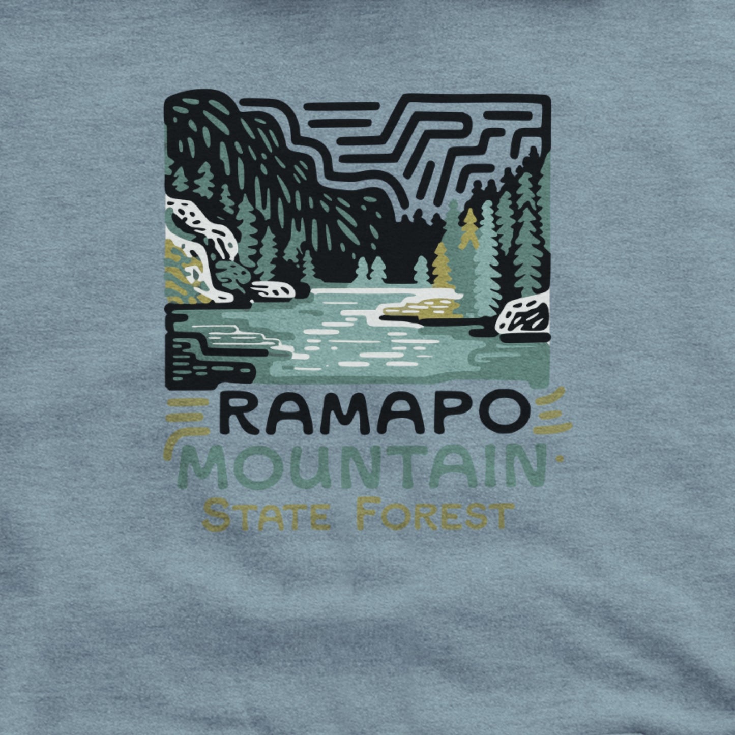 Ramapo Mountain State Forest Hoodie Adventure and Outdoors Themed Hoodie