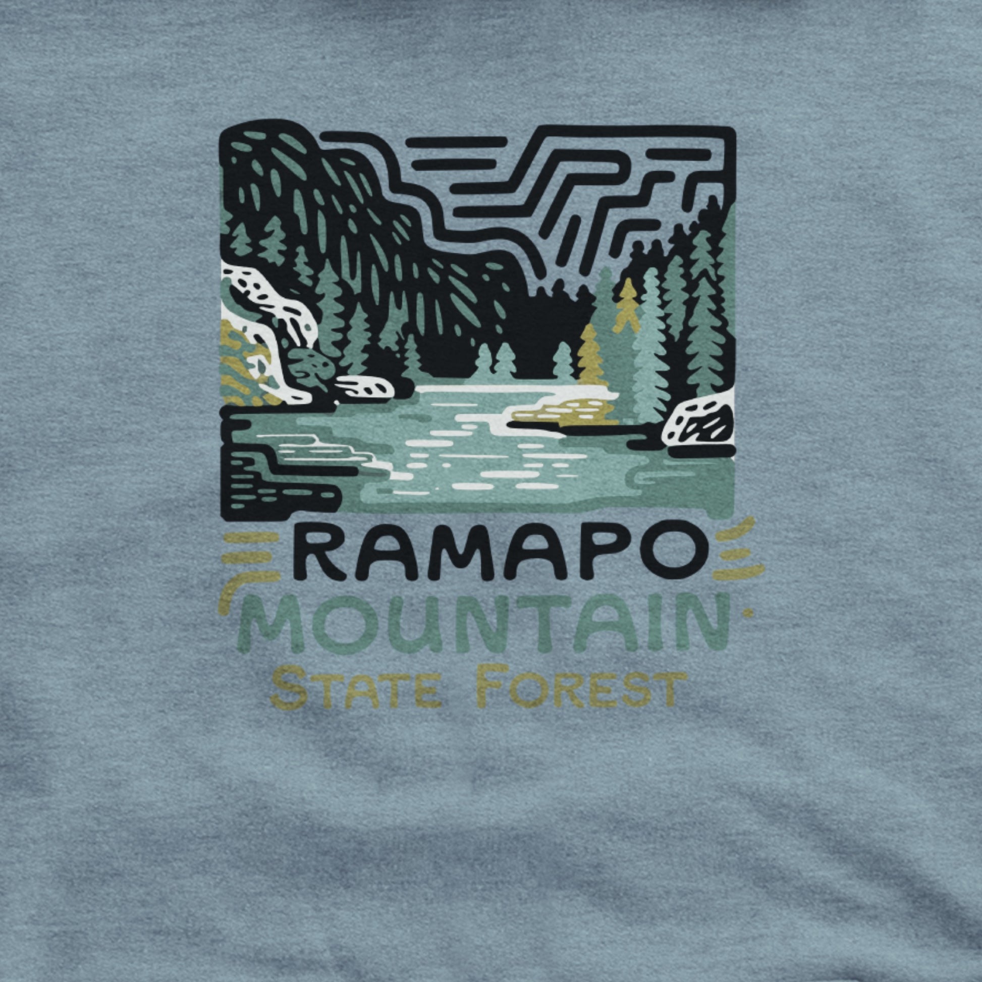 Ramapo Mountain State Forest Hoodie Adventure and Outdoors Themed Hoodie