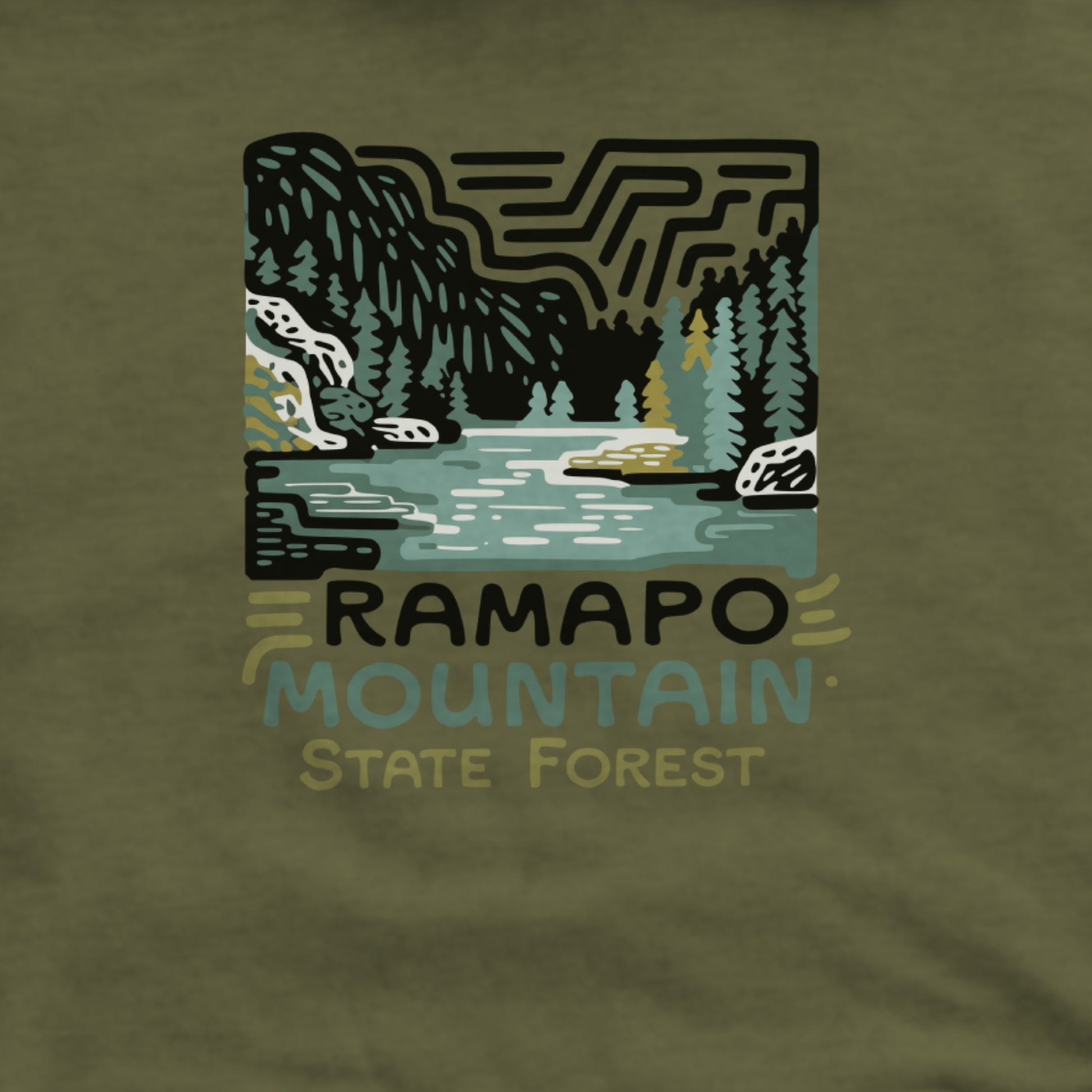 Ramapo Mountain State Forest Hoodie Adventure and Outdoors Themed Hoodie
