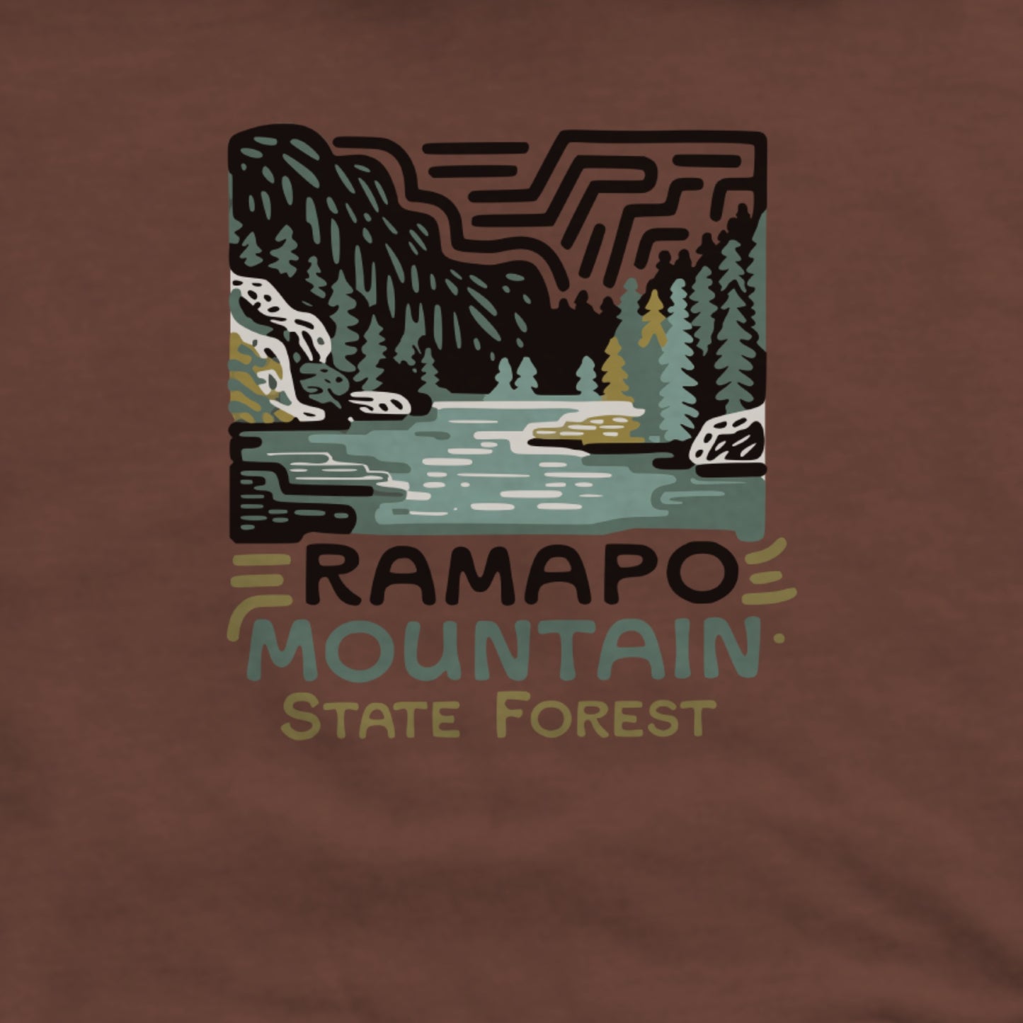 Ramapo Mountain State Forest Hoodie Adventure and Outdoors Themed Hoodie