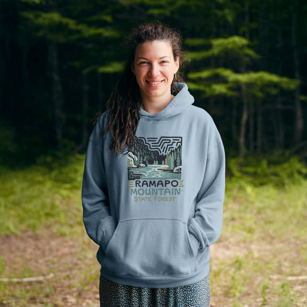 Ramapo Mountain State Forest Hoodie Adventure and Outdoors Themed Hoodie