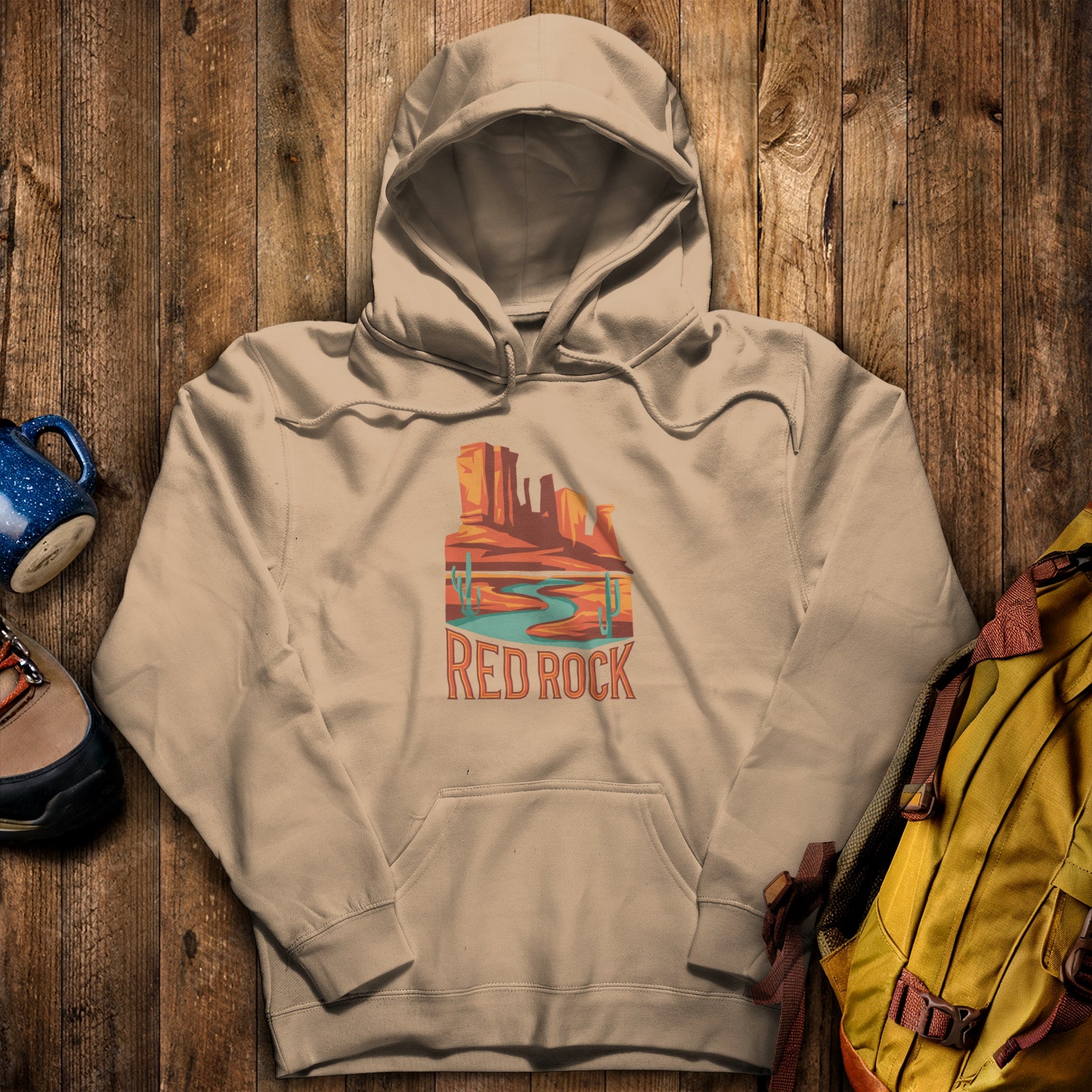Red Rock State Park Hoodie Sand Adventure and Outdoors Themed Hoodie