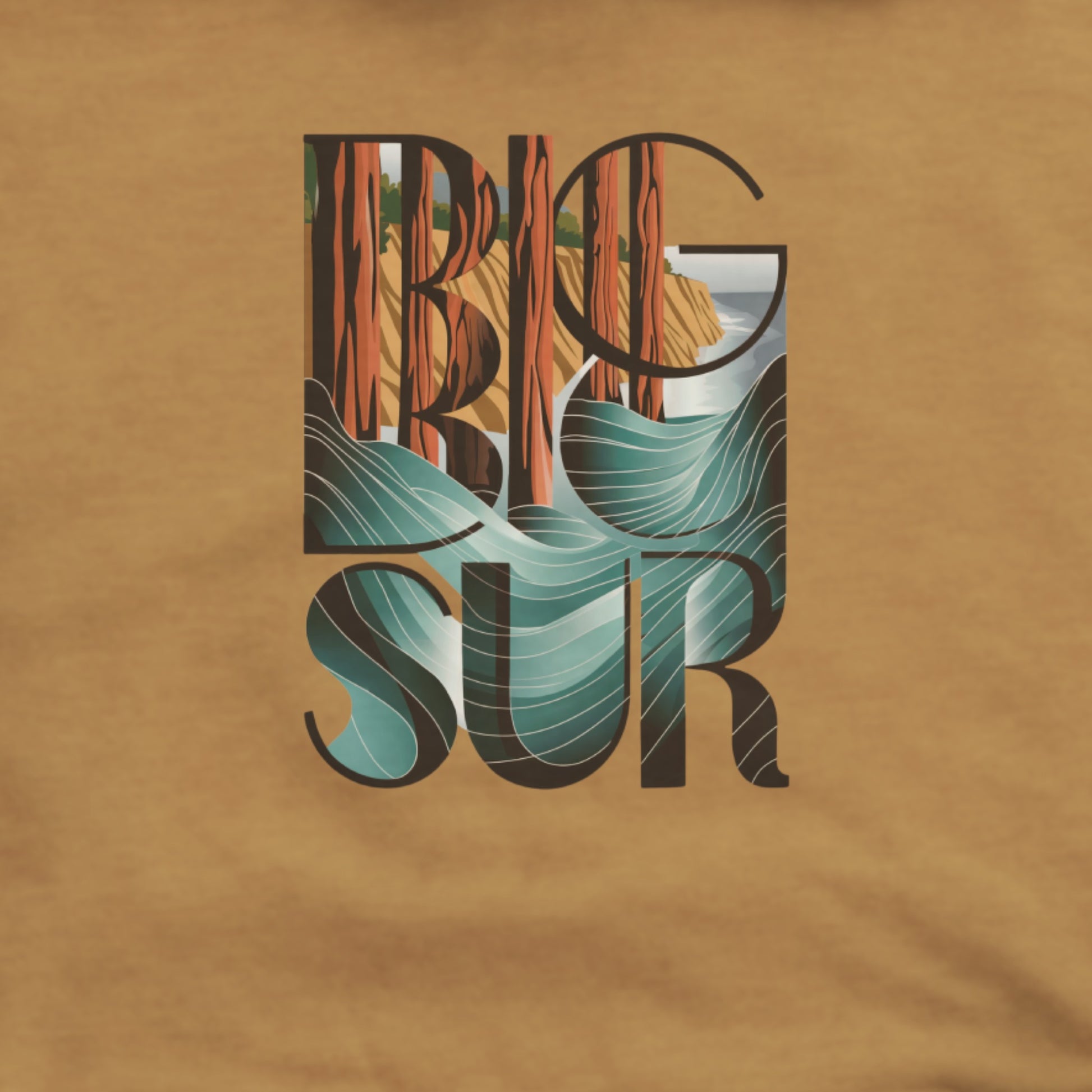 Big Sur State Park Hoodie Adventure and Outdoors Themed Hoodie